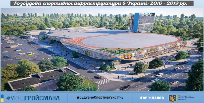 Розбудова спортивної інфраструктури в Україні: 2016 - 2019 рр.
