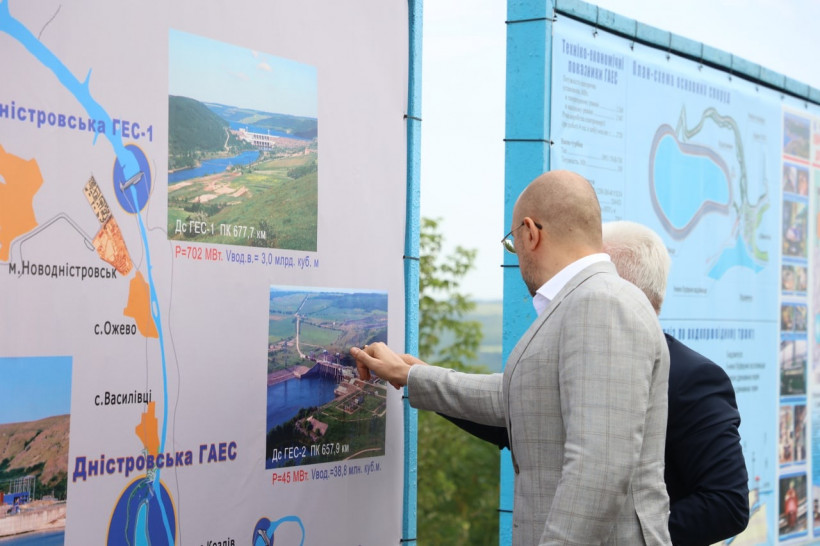 Денис Шмигаль: В Україні продовжується будівництво найбільшої гідроакумулюючої електростанції в Європі