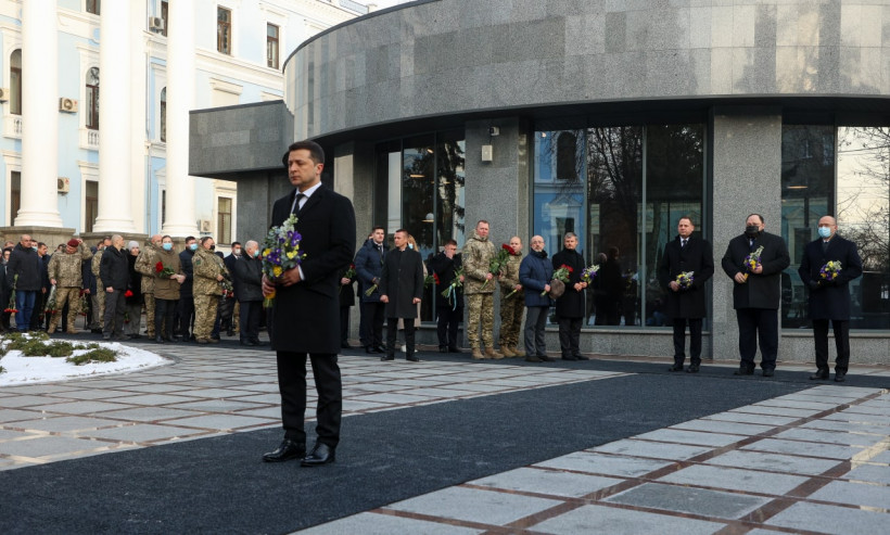 Prime Minister honored the memory of warriors who had fallen on January 20 for the independence of Ukraine