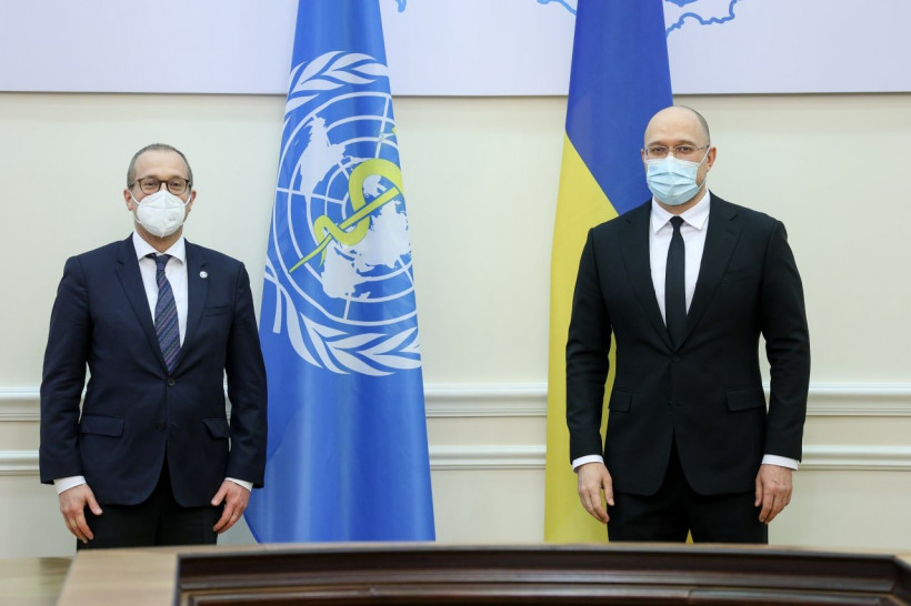 In the presence of the Prime Minister, a Biennial Collaborative Agreement was signed between the Government of Ukraine and WHO Regional Office for Europe