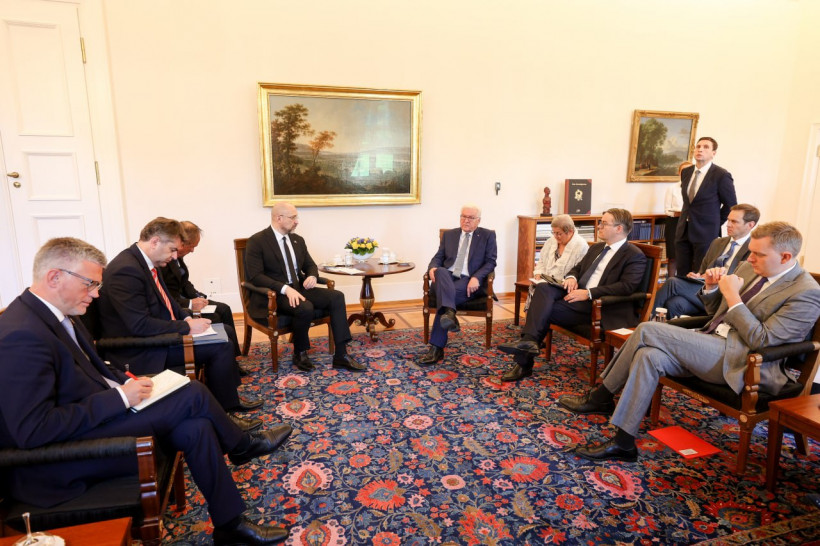 Прем’єр-міністр Денис Шмигаль у Берліні зустрівся з Федеральним Президентом Франком-Вальтером Штайнмаєром