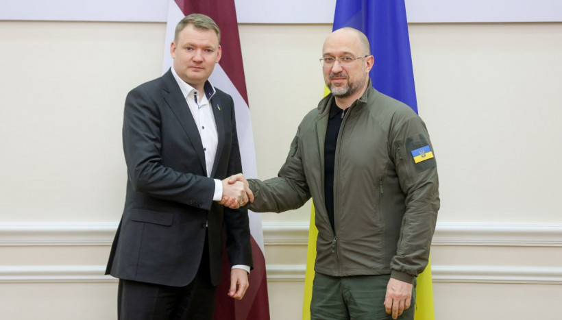 Prime Minister of Ukraine met with newly elected Speaker of Latvian Saeima