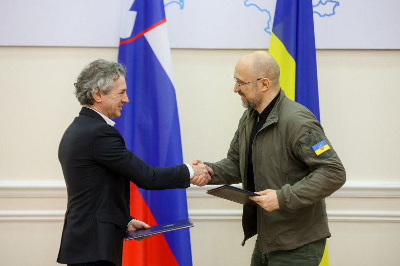 Глави урядів України та Словенії підписали спільну заяву