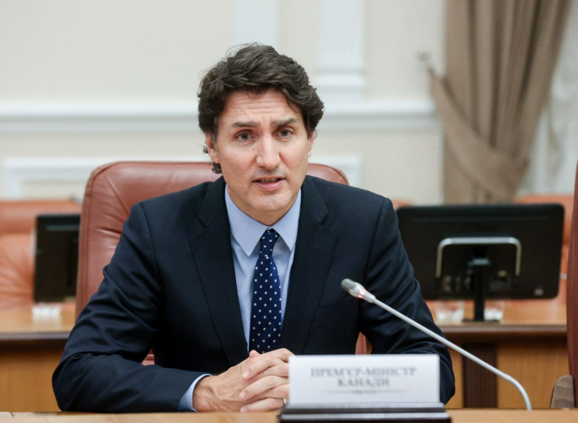 Denys Shmyhal and Justin Trudeau meet in Kyiv