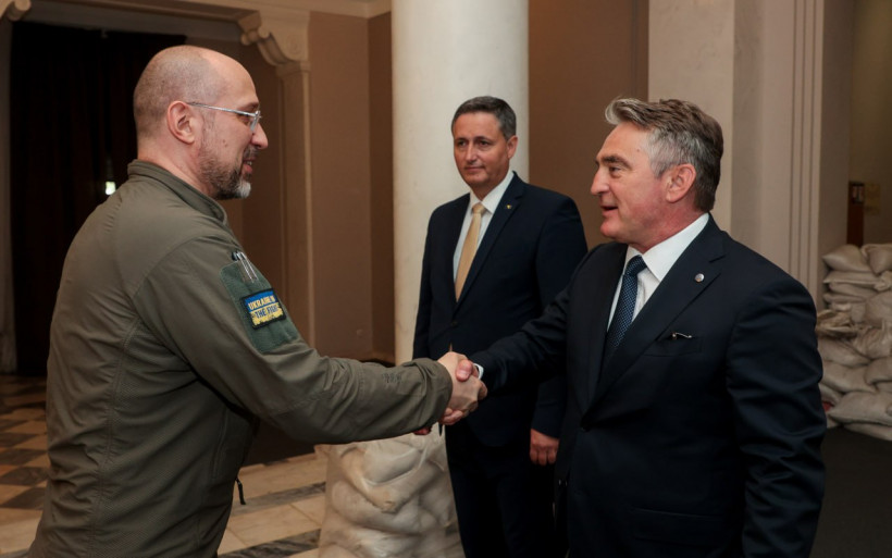 Denys Shmyhal discusses assistance in demining and rehabilitation of wounded soldiers with leadership of the Presidency of Bosnia and Herzegovina