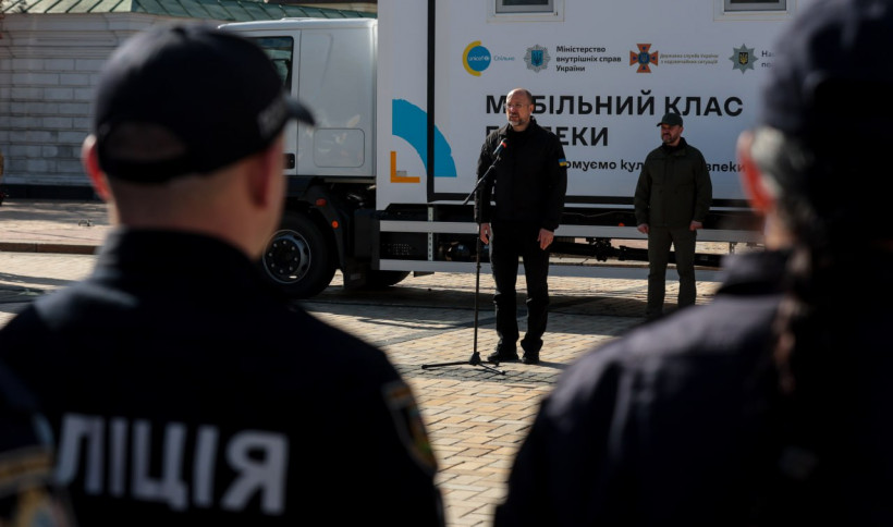 Denys Shmyhal: Mobile mine safety classroom initiative aims to protect people from mine threats and other wartime challenges