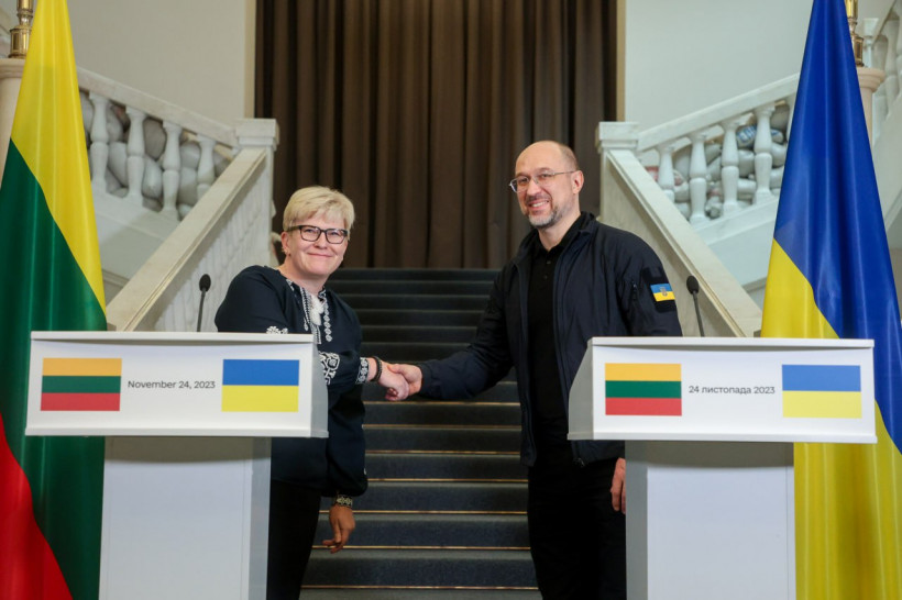 Since the beginning of the full-scale invasion, Lithuania's financial assistance to our country has amounted to more than EUR 1 billion: Prime Minister